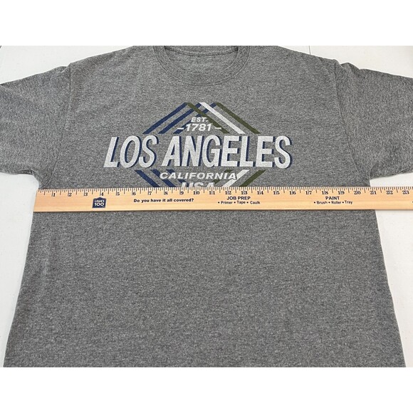 Los Angeles California USA Est. 1781 Gray Short Sleeve T-Shirt Adult Size L - Picture 4 of 7
